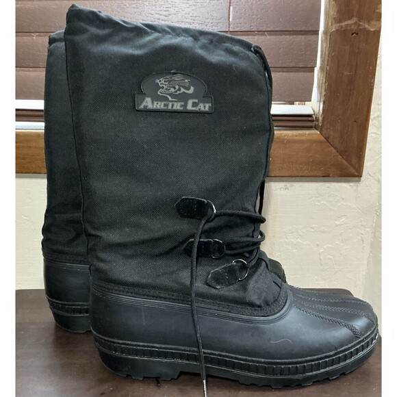 Arctic Cat Other - Black Arctic Cat snowmobile Waterproof Drawstring snow boots Men’s Size 10